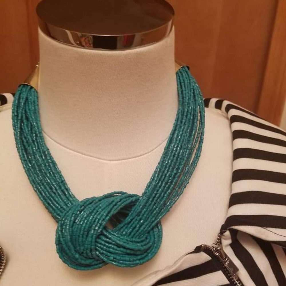 🎯Turquoise Statement Necklace